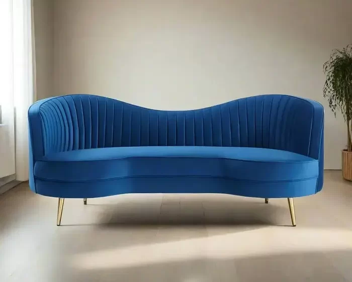 Custom Curved Sofa