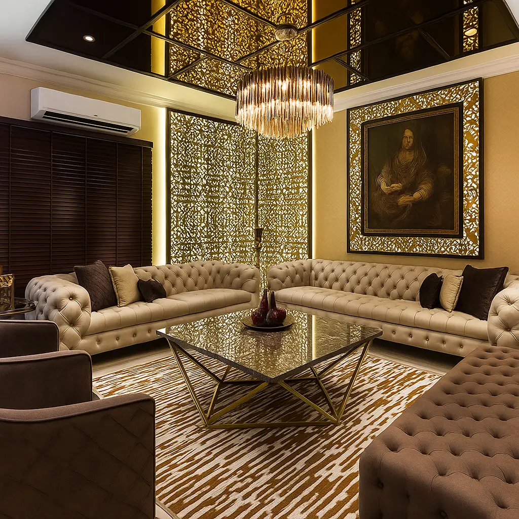 Custom Leather Couch [Residential]