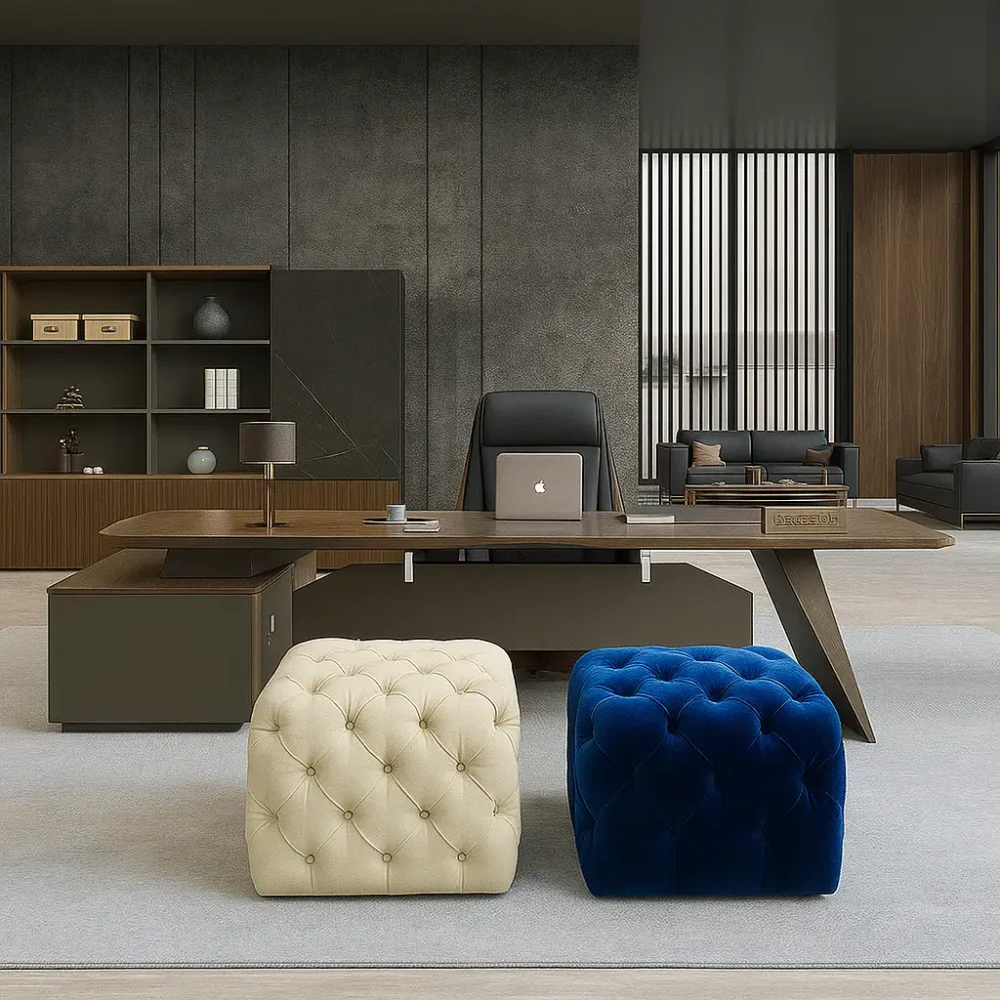 Commercial Square Ottoman