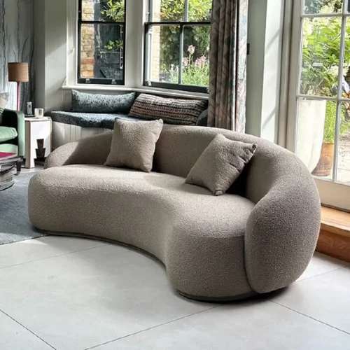 Custom Curved Sofa