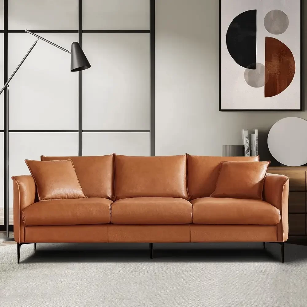 Custom Leather Sofa