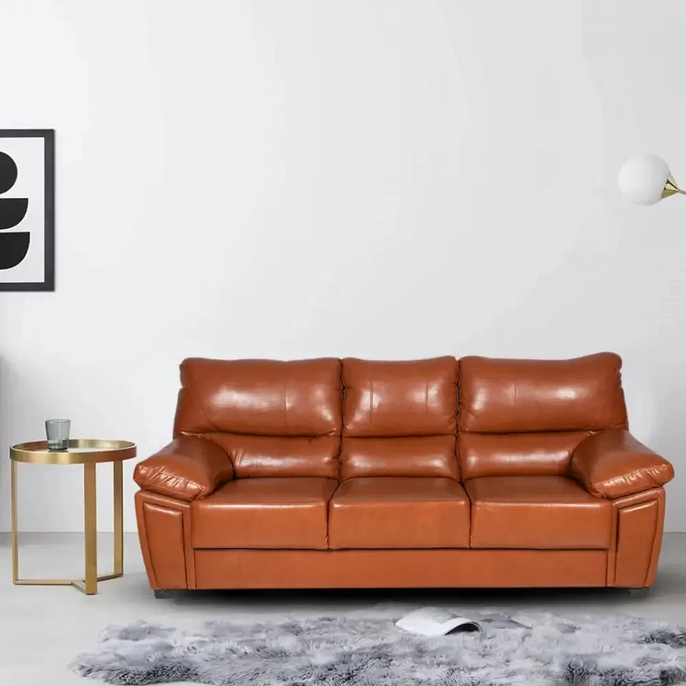 Custom Leather Sofa