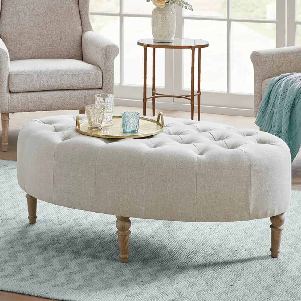 Oval Ottoman